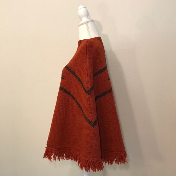 Stampe Sweater Janus of Norway Poncho 100% Wool - Picture 5 of 7